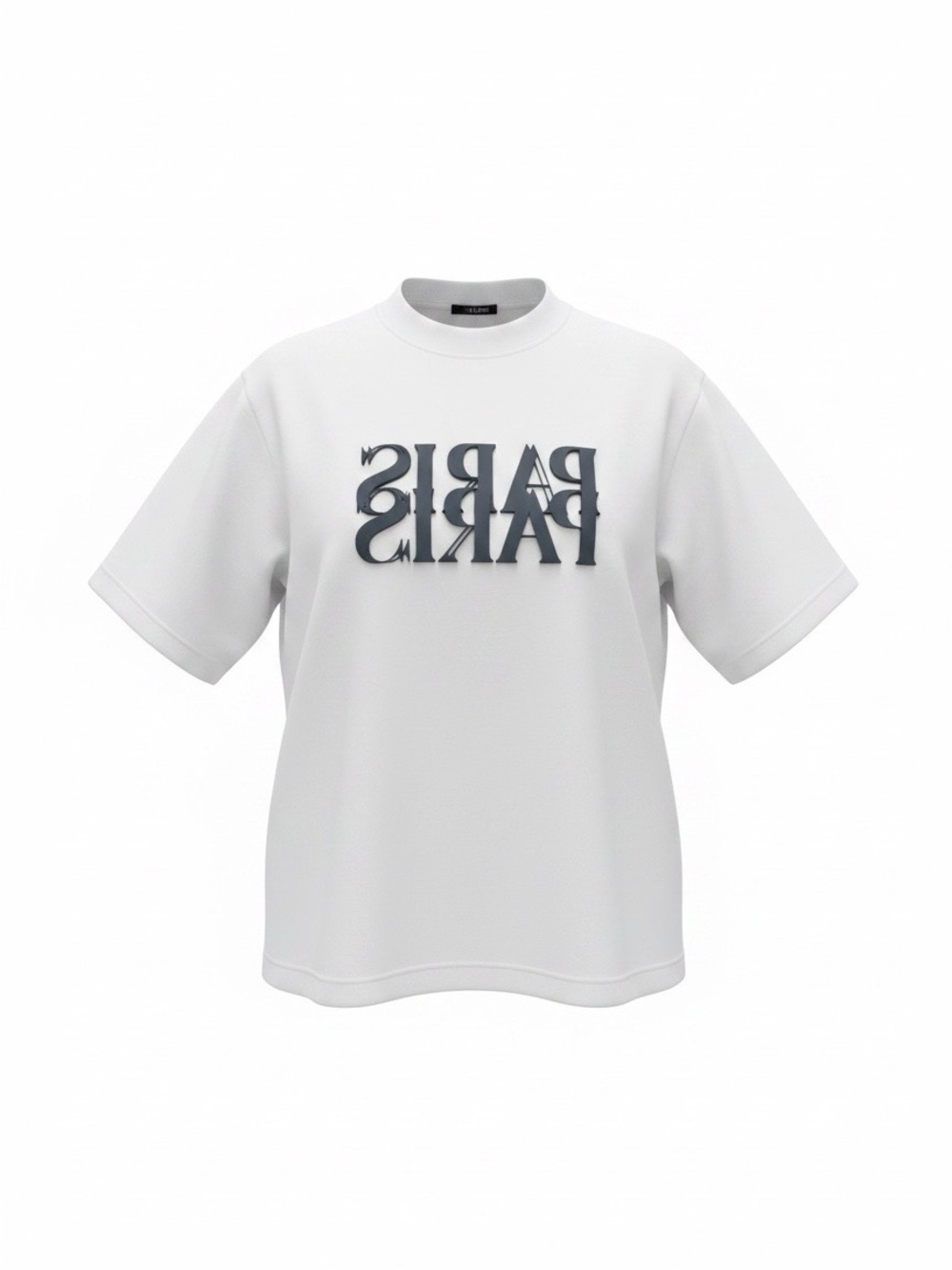 ANINE BING Paris Graphic T-Shirt Women’s Small White Oversized NWT